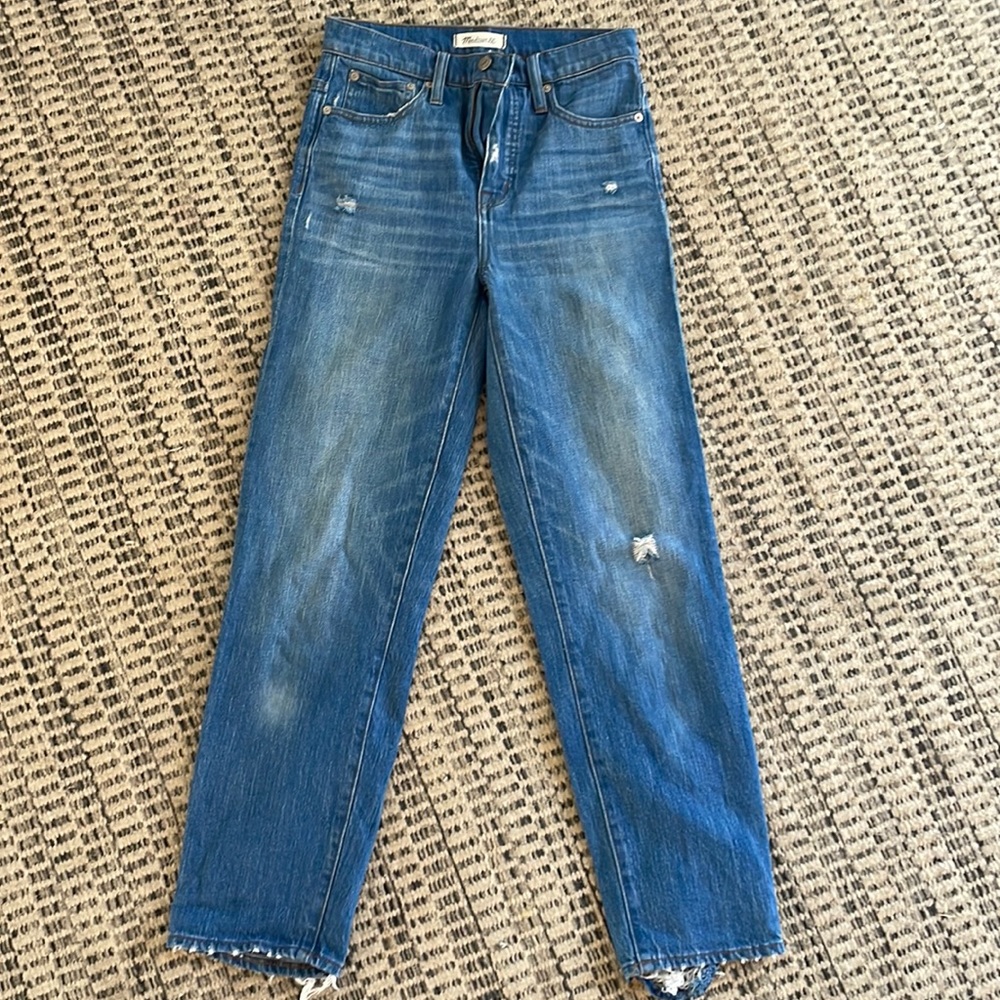 Madewell classic straight jeans